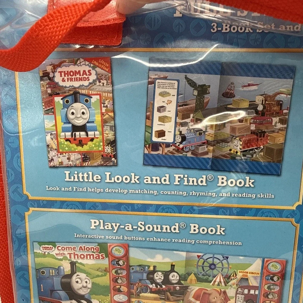 2018 Thomas The Train 3 Book Set And 20 Stickers Gift Set Phoenix International